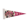 Premium Felt Strip Pennant (5"x12") Four Color Process Imprint